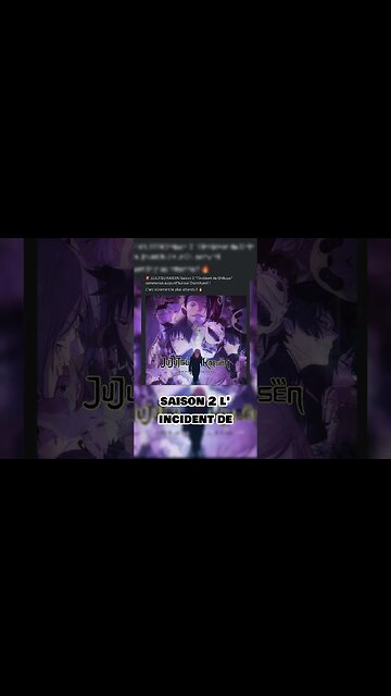 JUJUTSU KAISEN Saison 2 "l’incident de Shibuya" commence aujourd'hui sur Crunchyroll !