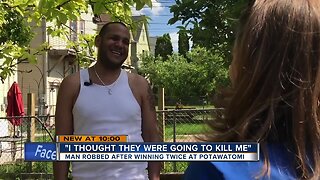 Milwaukee man robbed after hitting the jackpot at Potawatomi Hotel and Casino twice
