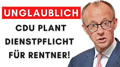 CDU will Wehrpflicht-Alternative für Rentner!@Alexander Raue🙈🐑🐑🐑 COV ID1984
