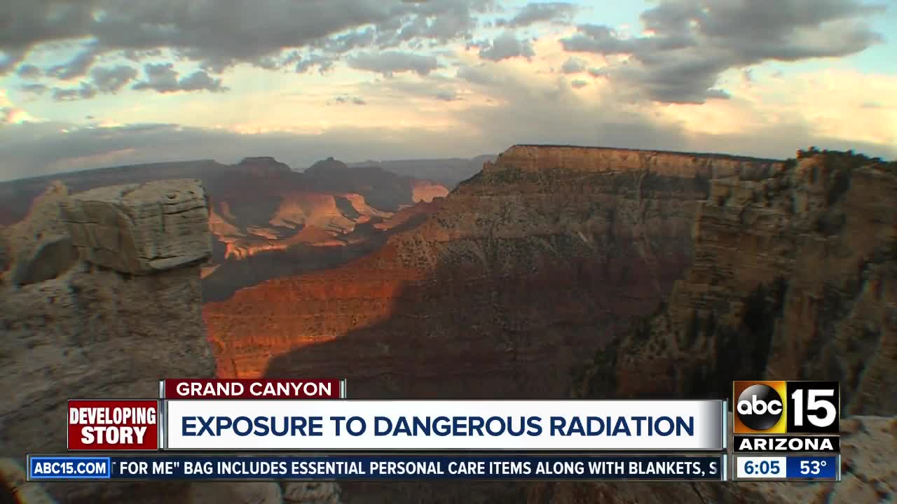 Grand Canyon looking into possible radiation exposure