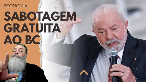 LULA critica a AUTONOMIA do BANCO CENTRAL e fala que "NÃO TINHA que TER esse NEGÓCIO de JUROS"