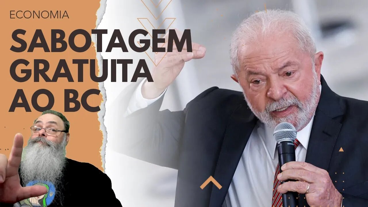 LULA critica a AUTONOMIA do BANCO CENTRAL e fala que "NÃO TINHA que TER esse NEGÓCIO de JUROS"