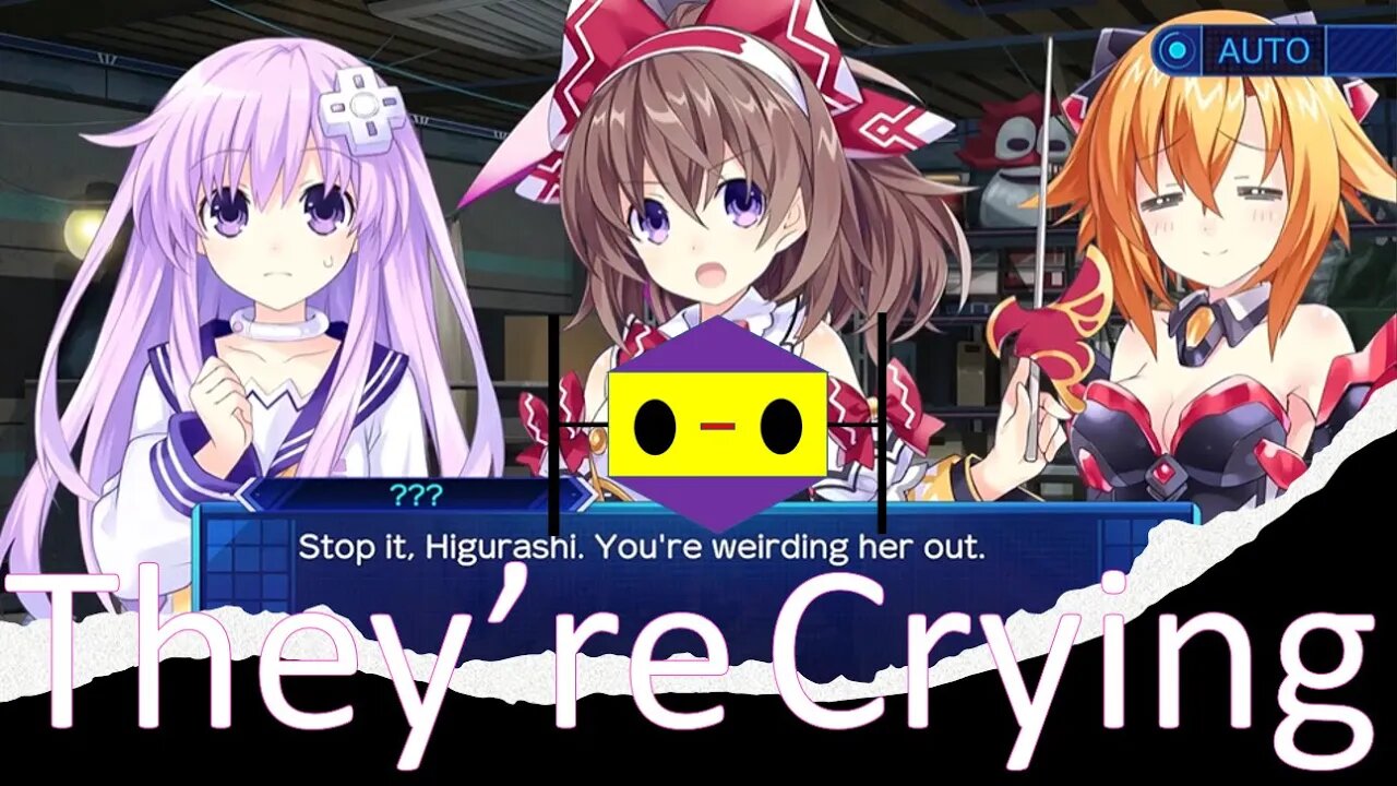 Higurashi and Alice Talk with Nepgear - Neptunia: Sisters Vs. Sisters