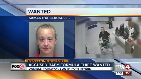 Woman identified in baby formula theft