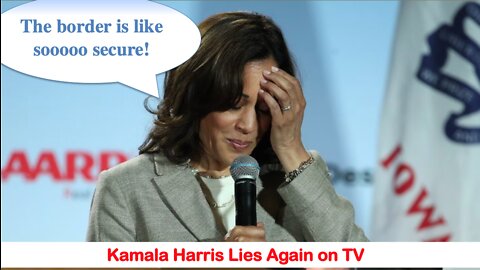 Kamala Lies About Border Security (host K-von explains)