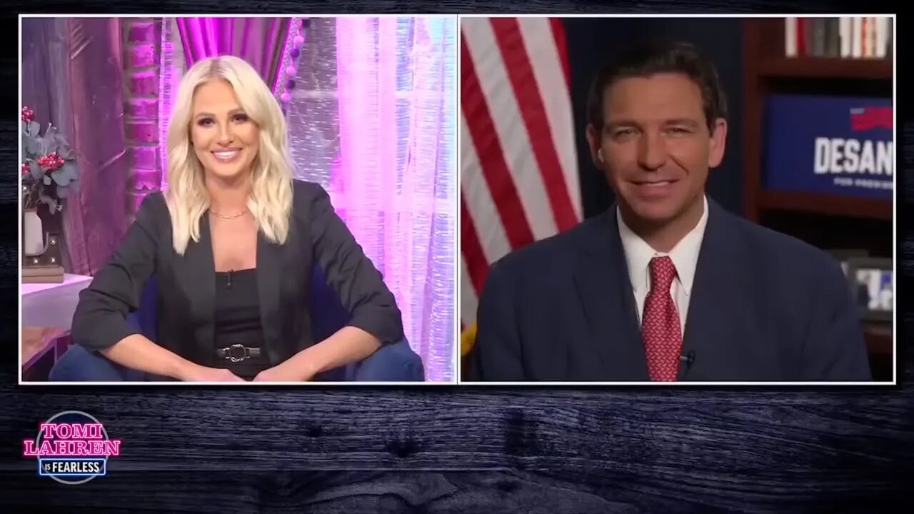 Governor DeSantis on the Tomi Lahren Show