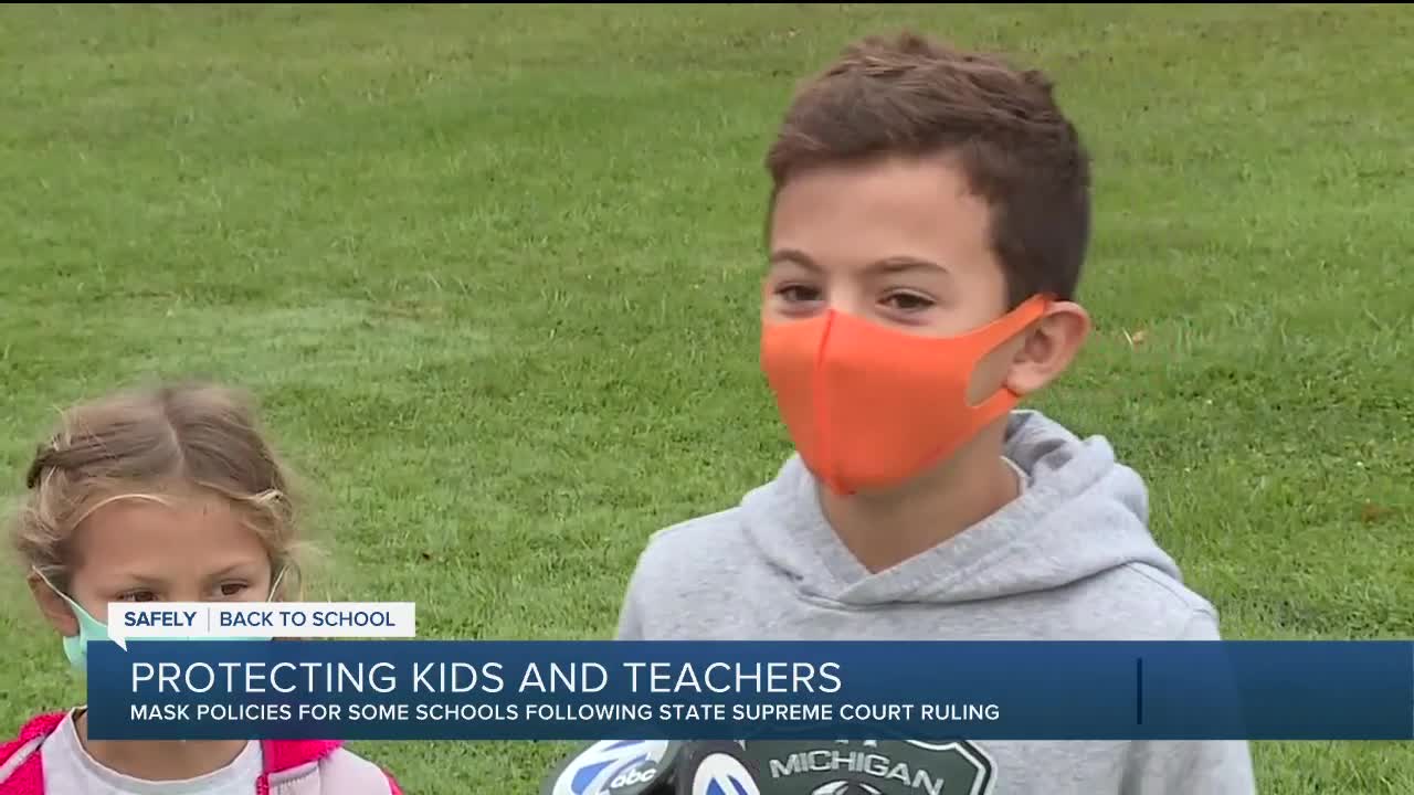 Mask policies for some schools following state Supreme Court ruling