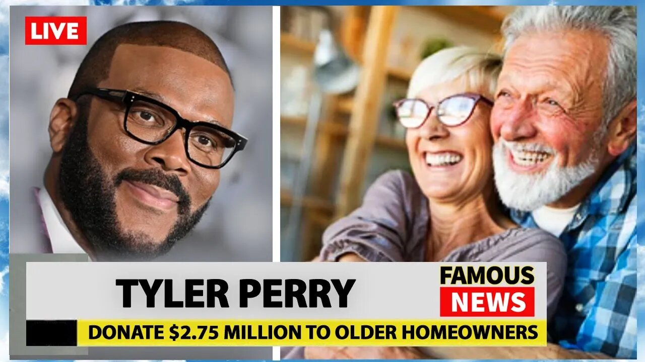 Tyler Perry Saves Senior Citizens | Famous News