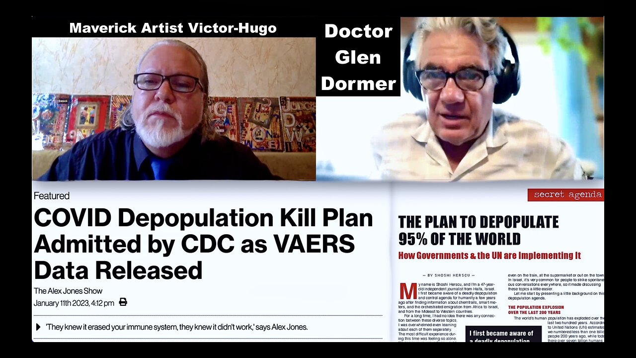 Doctor Glen Dormer Victor Hugo War Game Next Moves Of Psychopaths Financing Covid Depopulation Plan