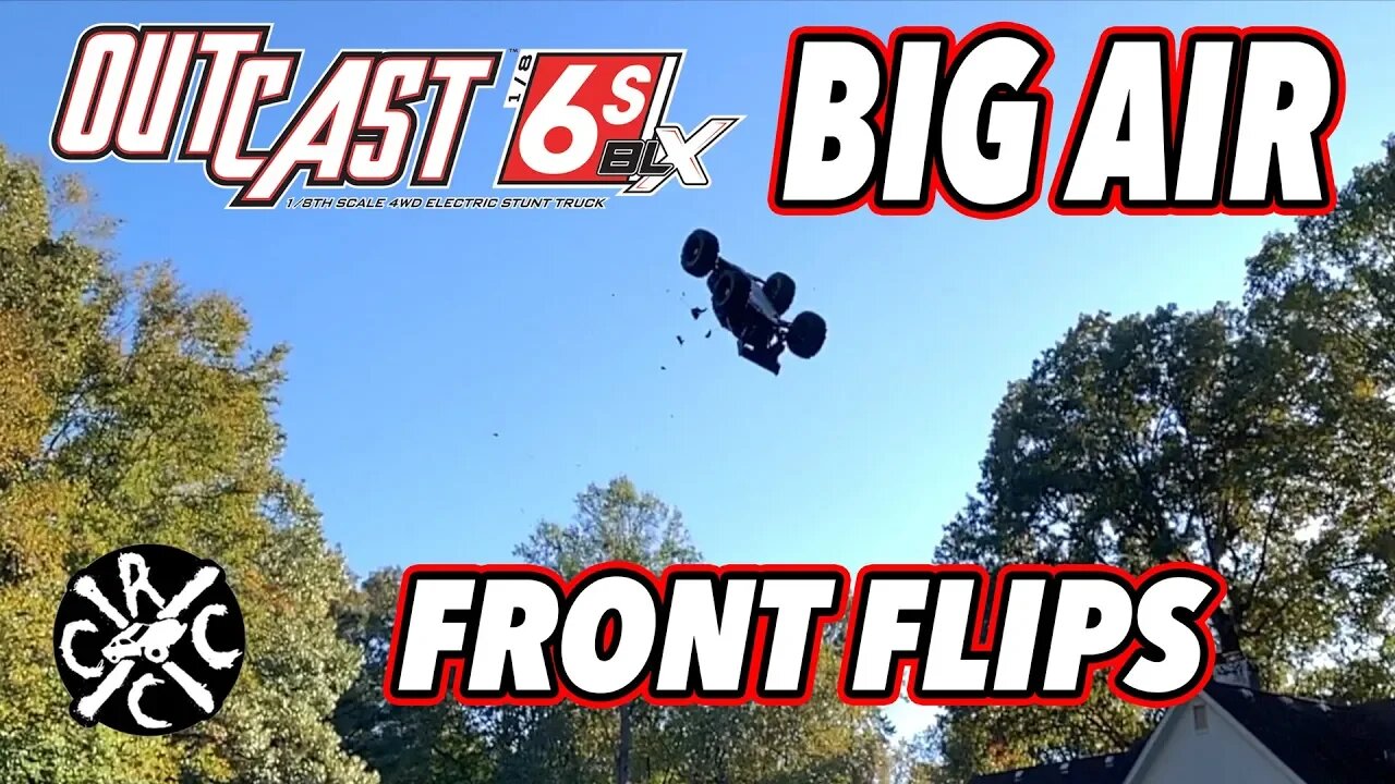 ARRMA Outcast 6s Front Flip Fun - Yes, I Bash The Anniversary Edition