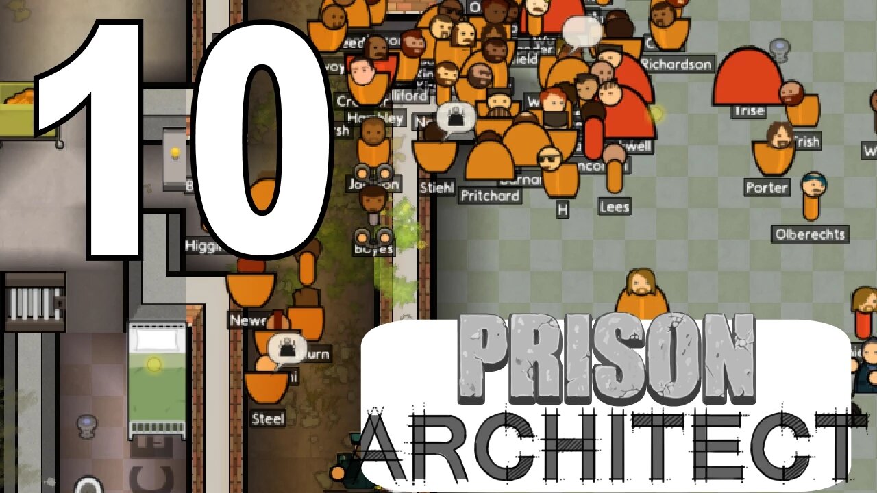 Let's Play Prison Architect part 10 - Finishing Up Prison 1 (alpha 22)