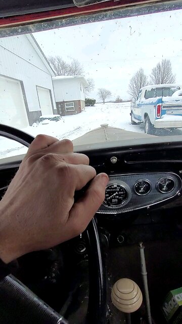 Hooning a 1931 Ford in the snow