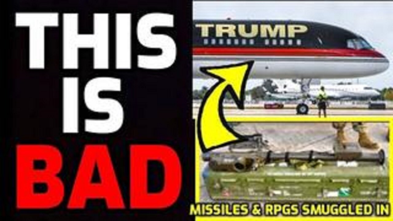 Trump's Plane TARGETED - Flights GROUNDED - Missiles and RPGs smuggled over US BORDER