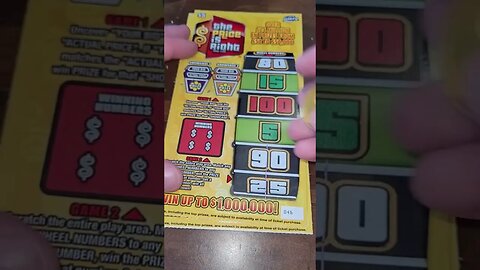 Playing Price is Right Scratch Off Lottery Tickets!