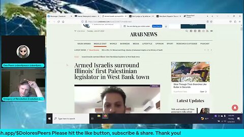 Armed Israelis Surround Illinois Palestinian Legislator in West Bank (clip)