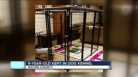 Racine County grandmother accused of locking granddaughter in dog cage