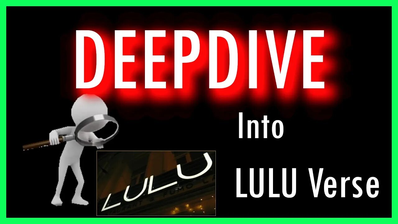 DEEPDIVE into LULUVERSE Fair Launch Presale!