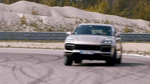 Porsche Cayenne Turbo S on Gotland Ring, Sweden