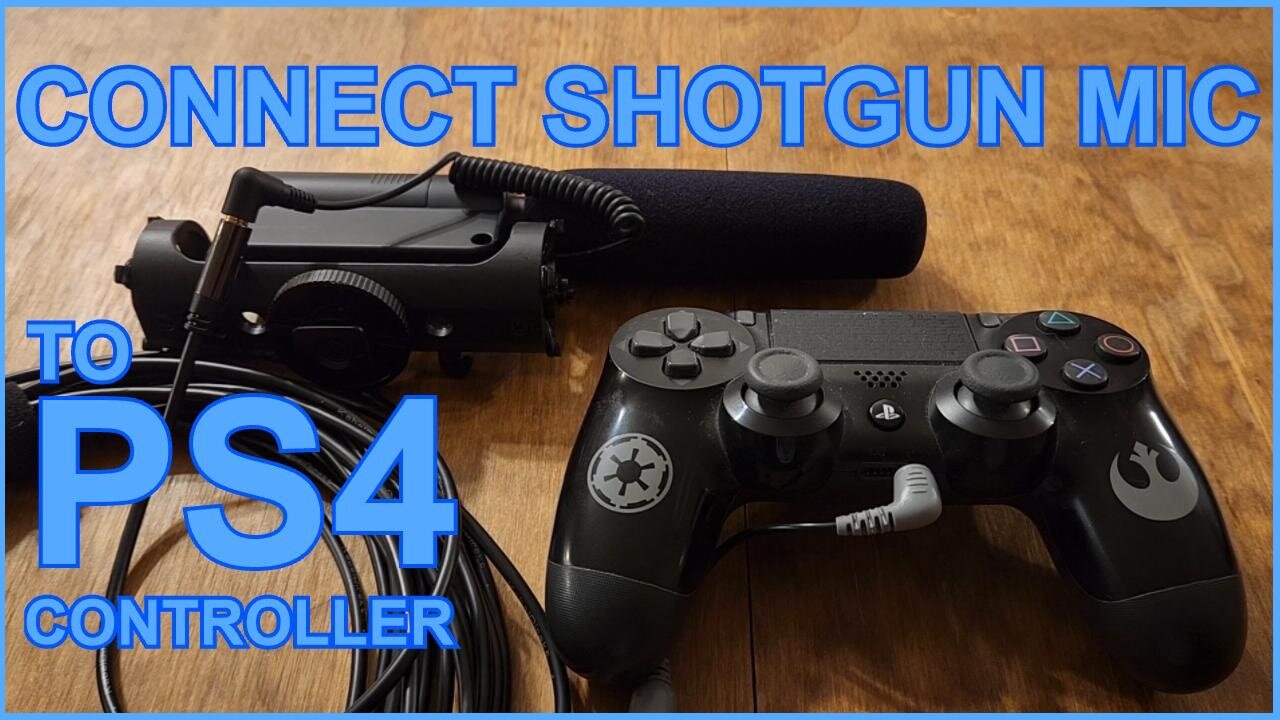 Connect Shotgun Mic to PS4 Controller