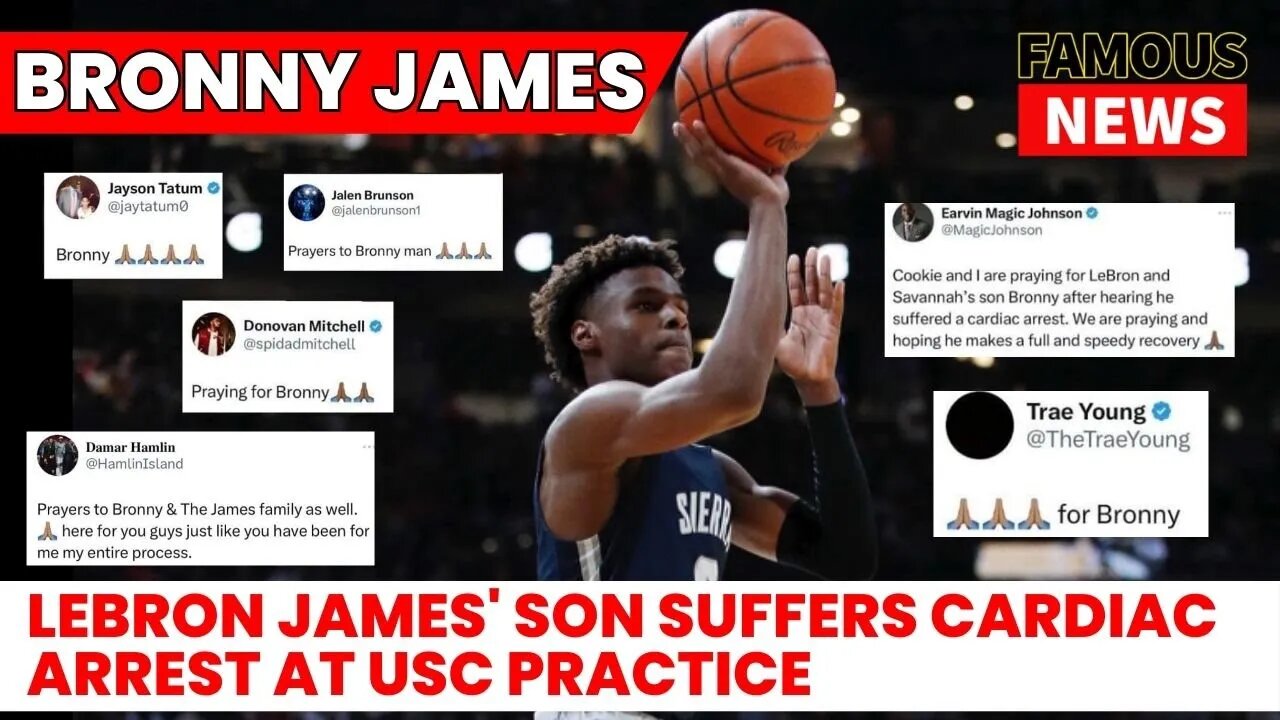 Bronny James: Lebron's son suffers cardiac arrest at USC Practice