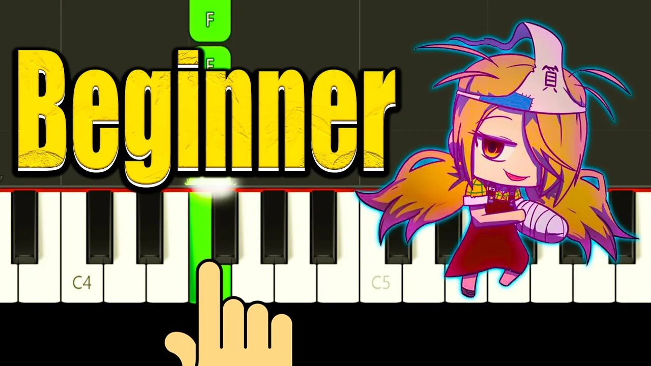 Love Riot (Koi Boudou) Binbougami ga! ED - Synthesia Piano Tutorial For Beginners + Music Sheets