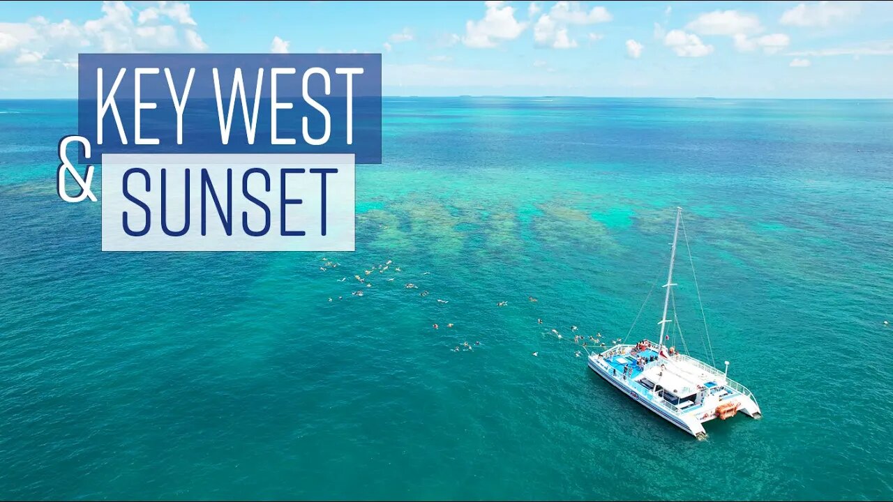 Key West & Sunset - 4K Drone Video - Chill House