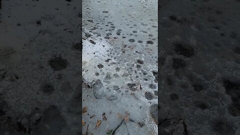 Walking on cracking ice