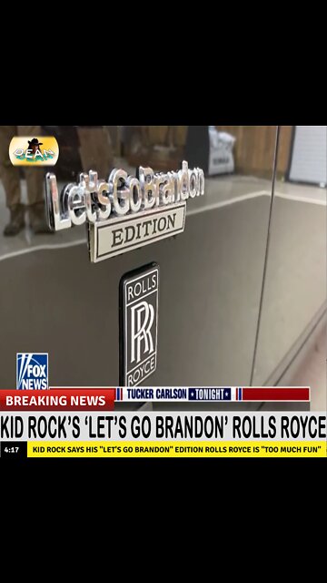 Kid Rock Says His 'Let's Go Brandon' Edition Rolls Royce Is "Too Much Fun"