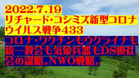 2022.７．１９ リチャード・コシミズ新型コロナウイルス戦争４３３