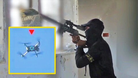 Al-Quds Sniper Aims to the Skies for Snooping jEEW Spy Drone