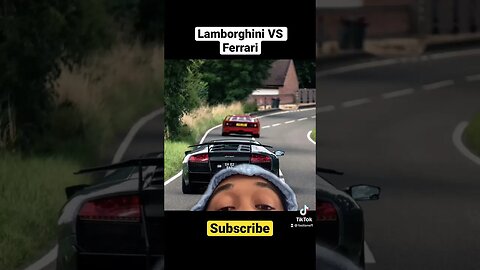 Lamborghini Vs Ferrari #lamborghini #ferrari #supercars #hypercar #car #shorts