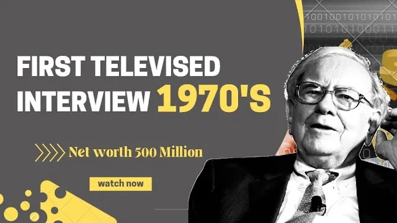 Warren Buffett's FIRST TV interview CLASSIC