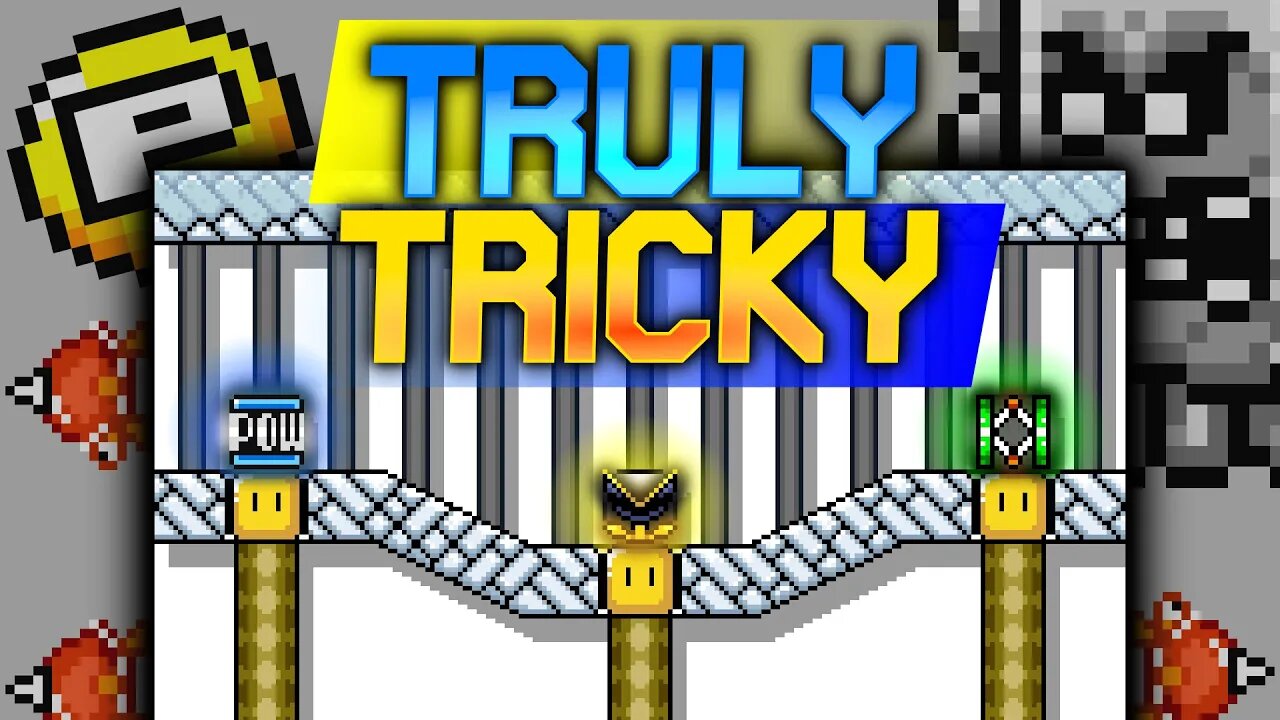 I asked a friend to design this stupid troll level [Super Mario Maker 2]