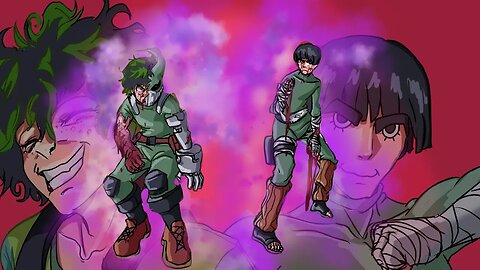 A Auto Destruição De Midoriya e Rock Lee