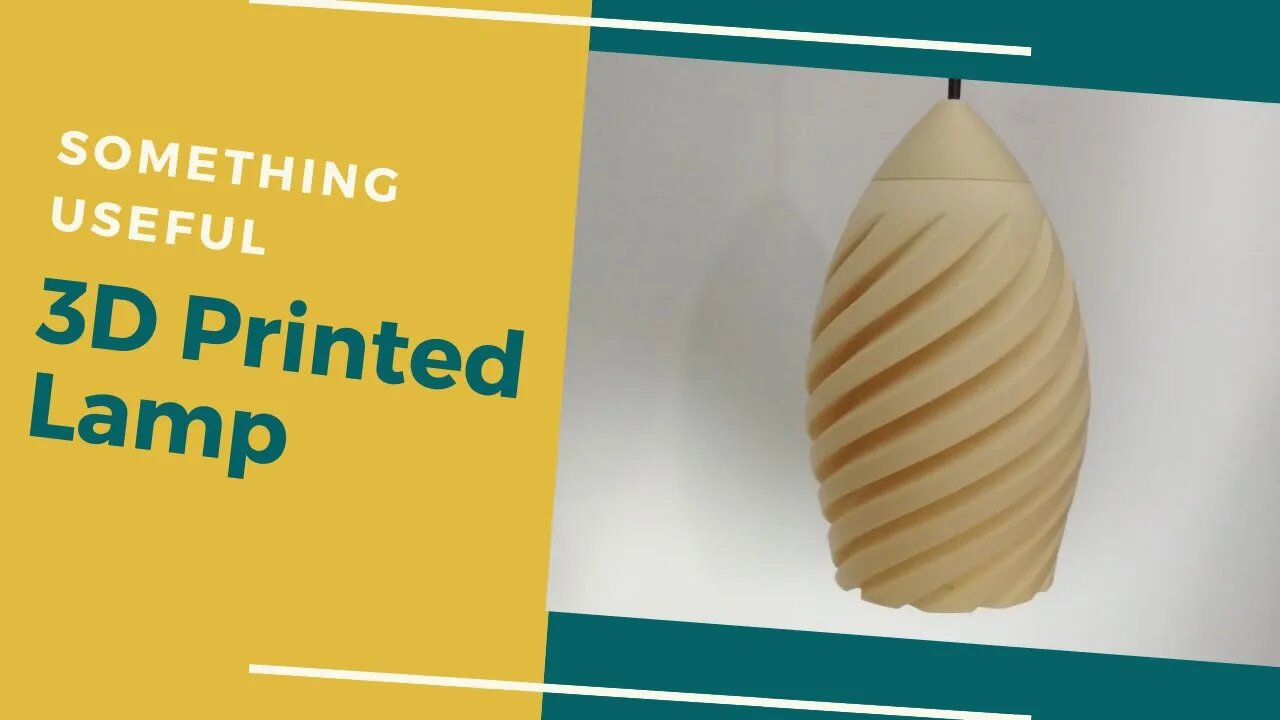 3D Printed Lamp Shade - useful 3D print