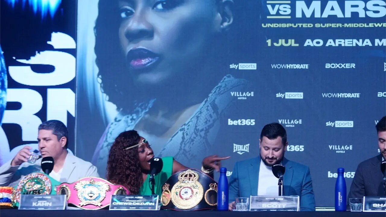 EXPLOSIVE Press Conference In Manchester Crews Dezurn Vs Marshall Final Press Conference HD 72