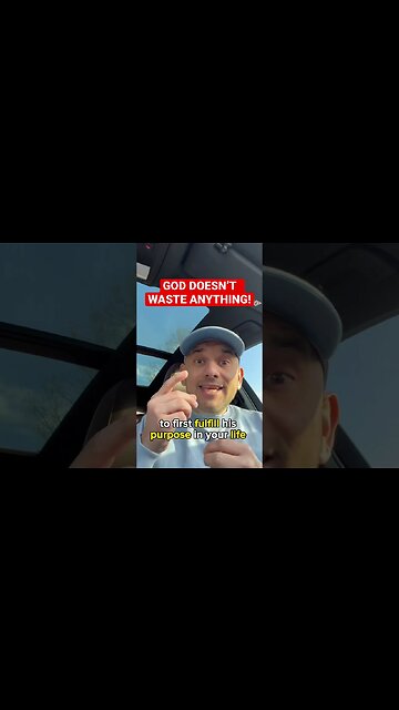 God Doesn’t WASTE Anything in Your LIFE! #christianmessages #christianmotivation #christianshorts