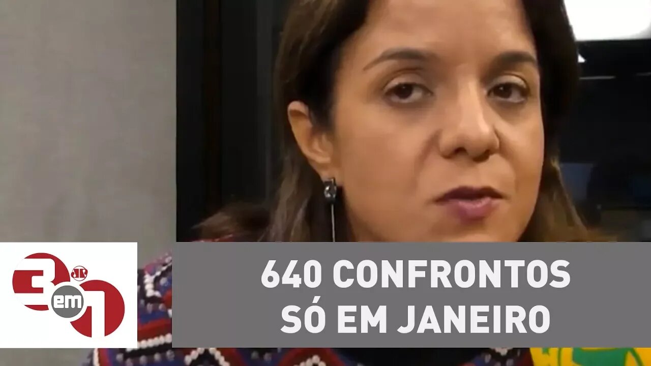 Levantamento mostra que RJ teve 640 confrontos só em janeiro
