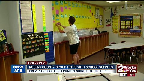 Rogers County group helps with school supplies