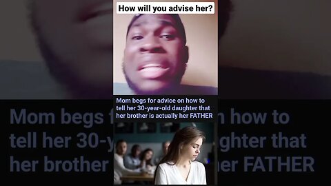 Man reacts to mom begging for advice