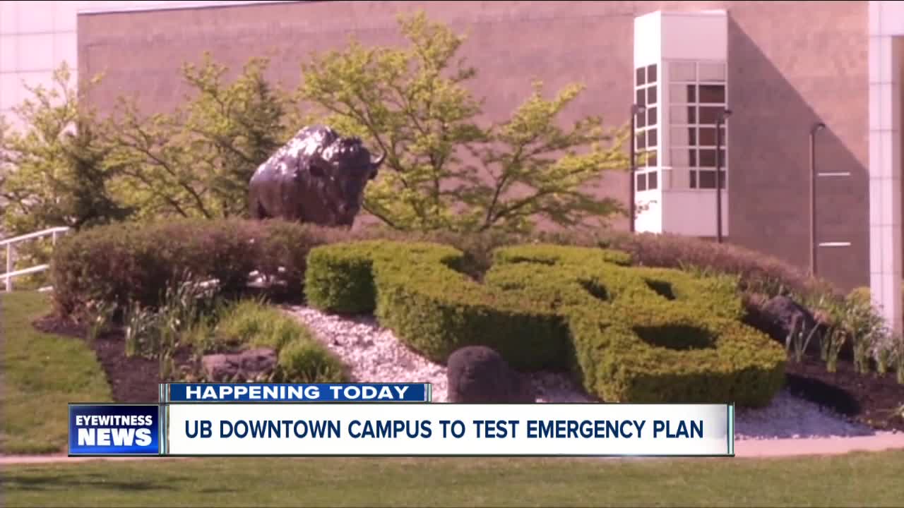 UB Downtown campus to test emergency plan