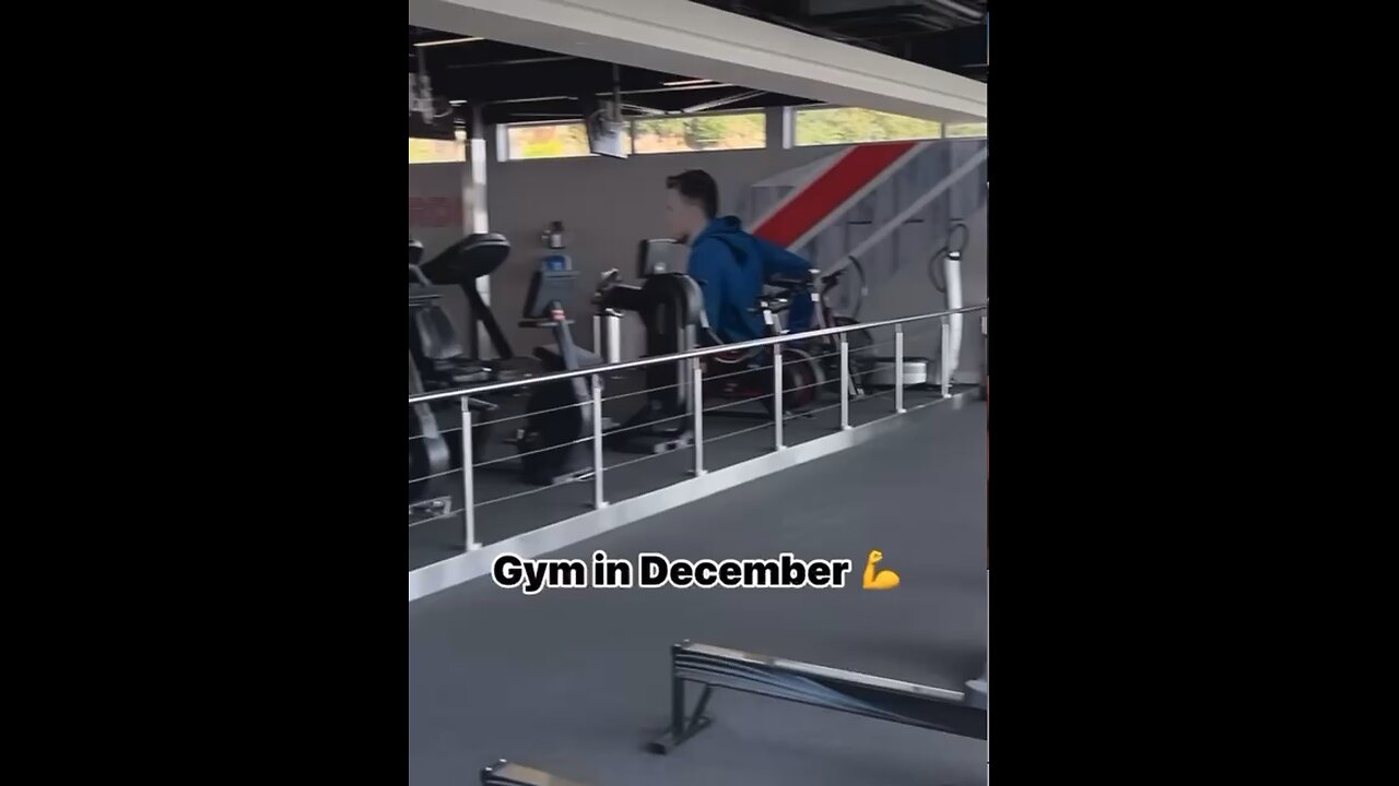 Gym in January