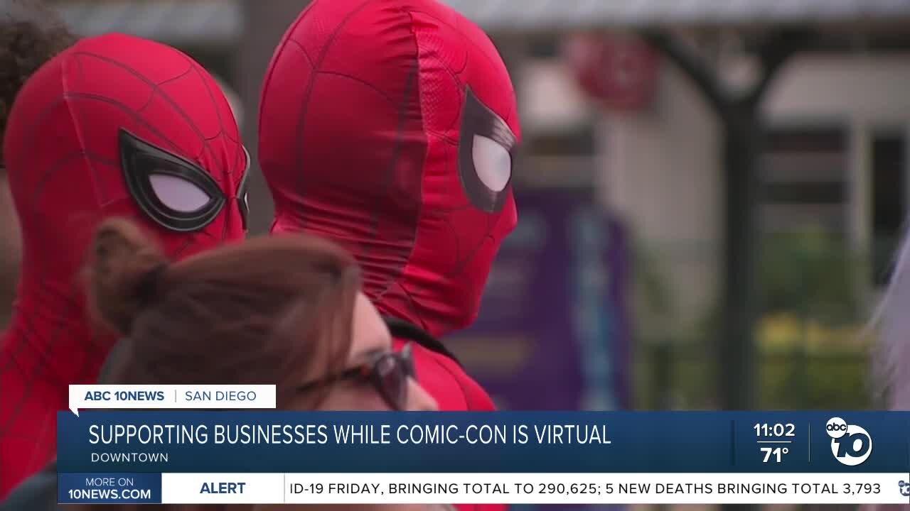 Comic-Con virtual, helping local businesses