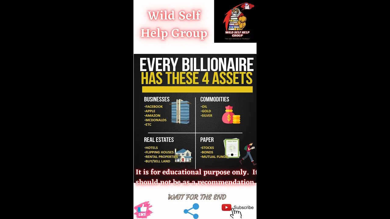 🔥Every billionaires has these 4 assets🔥#short🔥#motivation🔥#wildselfhelpgroup🔥11 march 2022🔥