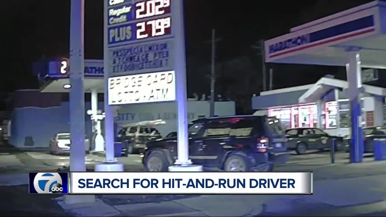 Detroit Police search for hit-and-run driver on Livernois