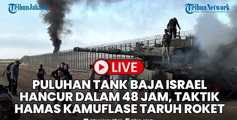 Hamas Kamuflase Kecoh Tentara Israel, Puluhan Tank Hancur Lebur Dalam 48 Jam