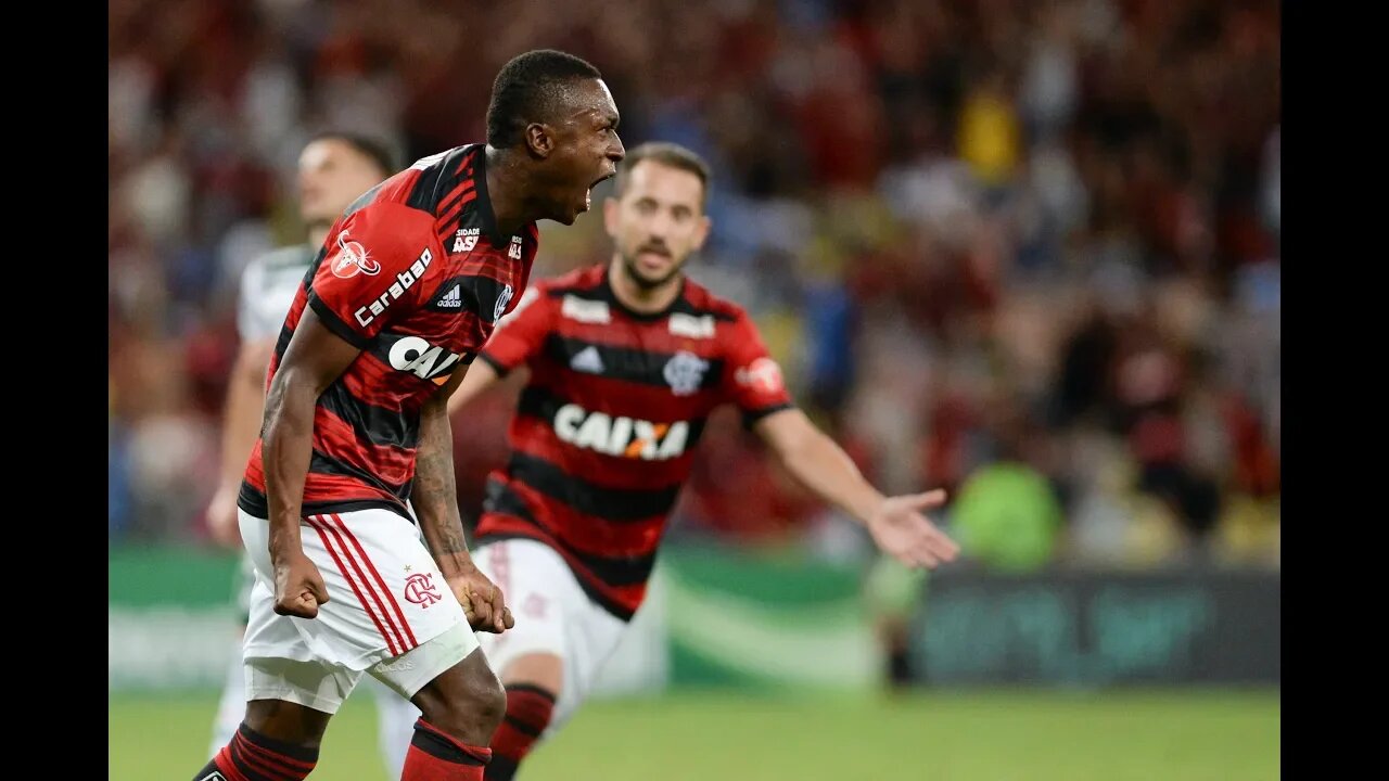 Gol de Marlos Moreno - Flamengo 1 x 1 Palmeiras - Narração de Nilson Cesar