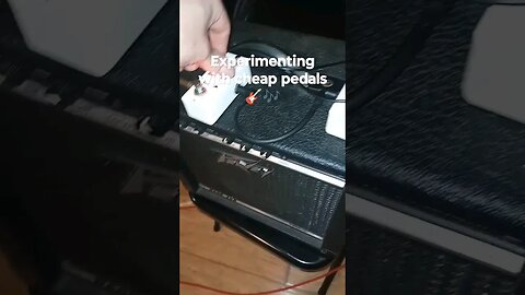 Experimenting with pedals today #musicproduction #music #experiment #guitar #weird #spooky #shorts