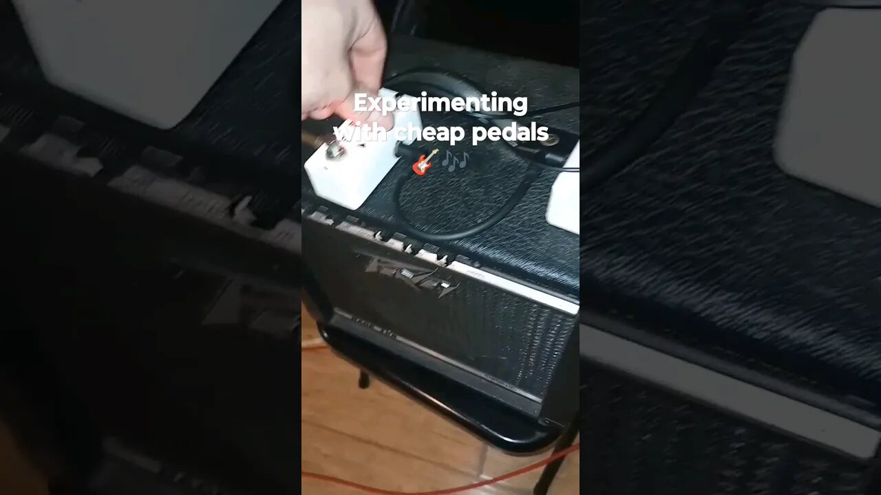 Experimenting with pedals today #musicproduction #music #experiment #guitar #weird #spooky #shorts