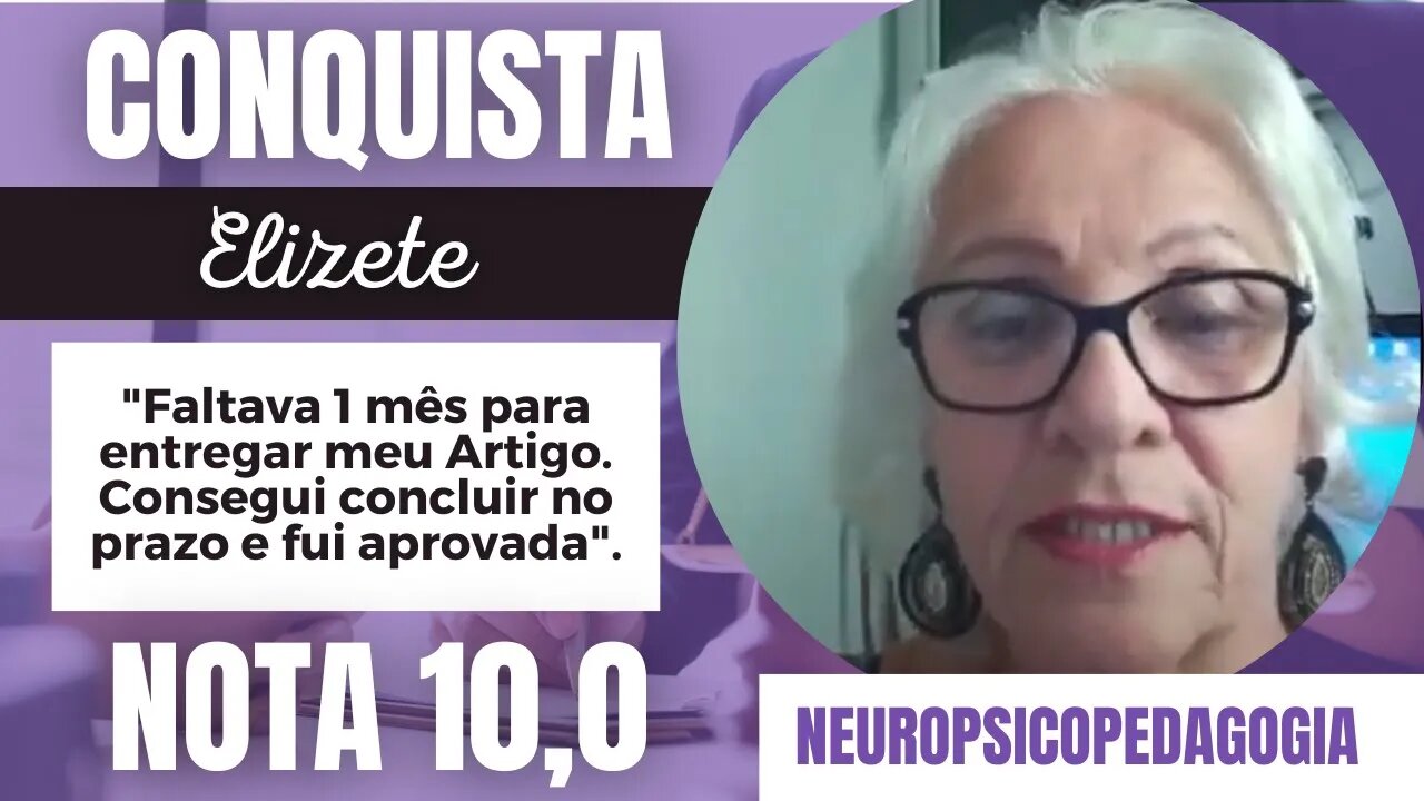 Monografis #170 | Conquista | ELIZETE | NEUROPSICOPEDAGOGIA | NOTA 10,0